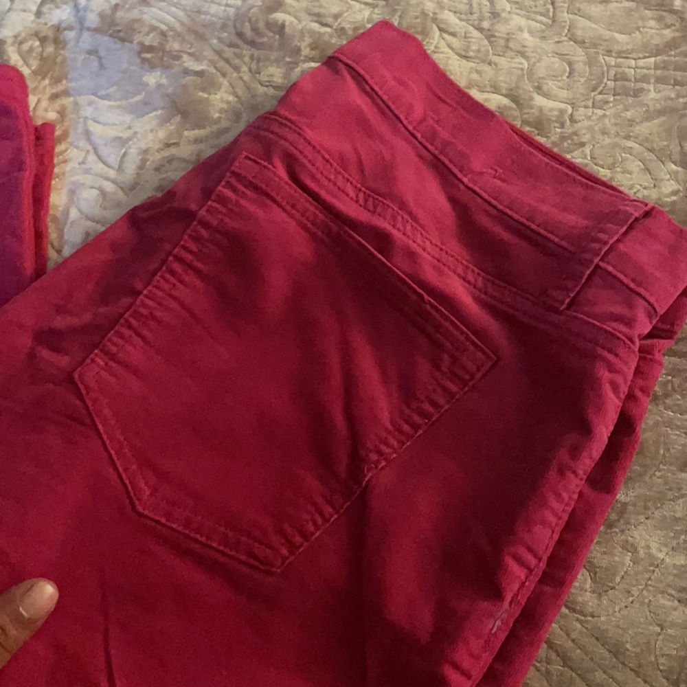 Gap Hot pink corduroy pants sz 31 12r perfect - Picture 2 of 5